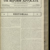 The Reform advocate