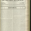 The Reform advocate