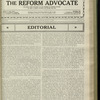 The Reform advocate