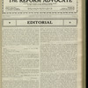 The Reform advocate