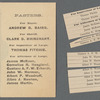 Pasters and envelope