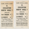 Cast Your Vote: Is Civilization Worth While?