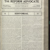 The Reform advocate