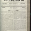 The Reform advocate