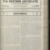 The Reform advocate