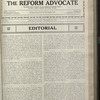 The Reform advocate