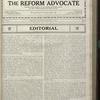 The Reform advocate