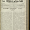 The Reform advocate