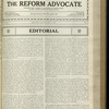 The Reform advocate