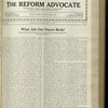 The Reform advocate