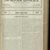 The Reform advocate