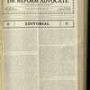 The Reform advocate