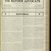 The Reform advocate