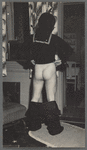 Photograph of sailor with pants at ankles