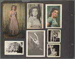Scrapbook page with colorized drag photographs