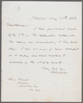 Letter to Dix & Edwards
