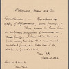 Letter to Dix & Edwards