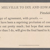 Letter to Dix & Edwards