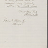 Letter to James Grant Wilson