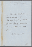Letter to George P. Putnam and Victorine Haven Putnam