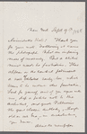 Letter to Catherine Gansevoort