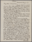 Letter to Maria Gansevoort Melville