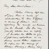Letter to Susan Lansing Gansevoort