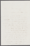 Letter to Susan Lansing Gansevoort