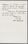 Letter to Susan Lansing Gansevoort