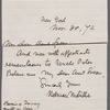Letter to Susan Lansing Gansevoort