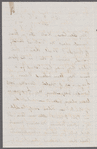 Letter to Catherine Gansevoort
