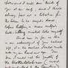 Letter to Catherine Gansevoort