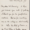Letter to Abraham Lansing