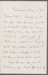 Letter to Catherine Gansevoort Lansing