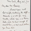 Letter to Abraham Lansing