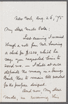 Letter to Peter Gansevoort