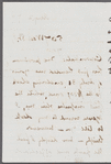 Letter to Catherine Gansevoort Lansing