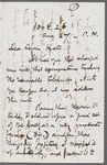 Letter to Catherine Gansevoort Lansing and Abraham Lansing