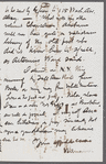 Letter to Catherine Gansevoort Lansing and Abraham Lansing