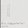 Letter to Abraham Lansing