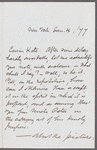 Letter to Catherine Gansevoort Lansing
