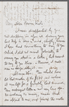 Letter to Catherine Gansevoort Lansing