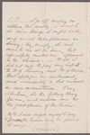 Letter to Catherine Gansevoort Lansing and Abraham Lansing