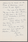 Letter to Catherine Gansevoort Lansing