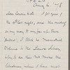 Letter to Catherine Gansevoort Lansing