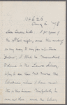 Letter to Catherine Gansevoort Lansing