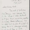 Letter to Catherine Gansevoort Lansing