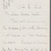 Letter to Catherine Gansevoort Lansing