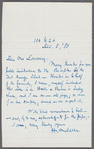 Letter to Abraham Lansing