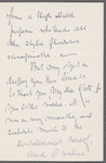 Letter to Catherine Melville Hoadley